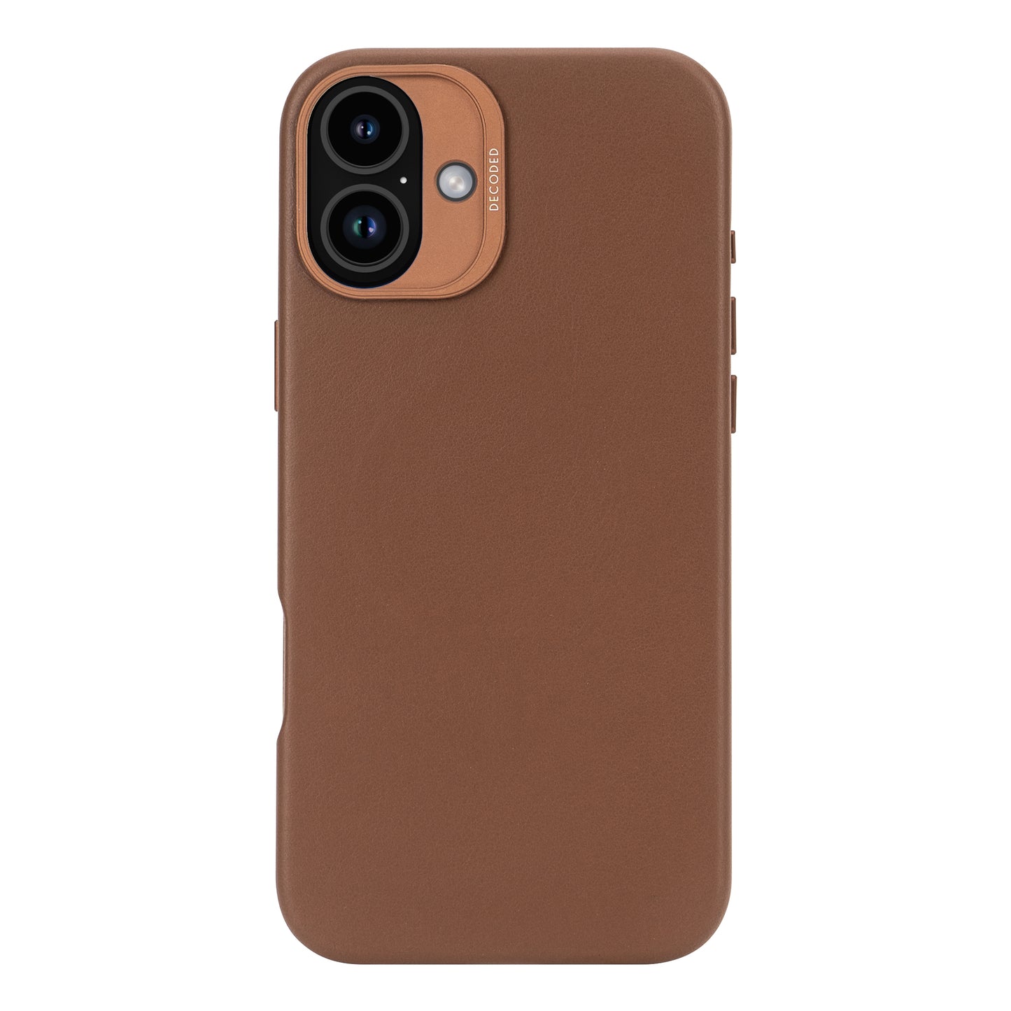 Decoded Leather Backcover iPhone 16 Plus Tan