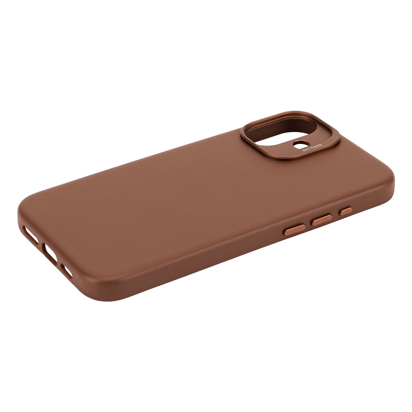 Decoded Leather Backcover iPhone 16 Plus Tan