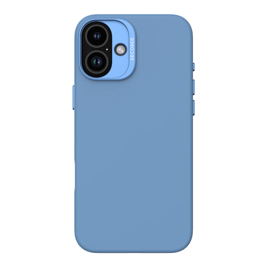 Decoded AntiMicrobial Silicone Backcover iPhone 16 Plus Light Blue