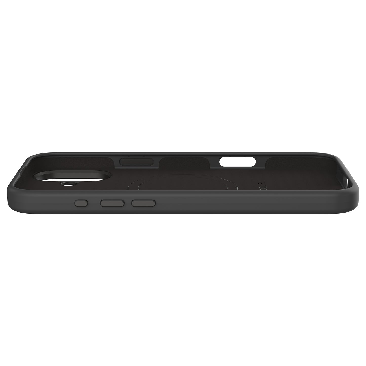 Decoded AntiMicrobial Silicone Backcover iPhone 16 Plus Black