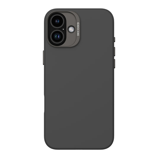 Decoded AntiMicrobial Silicone Backcover iPhone 16 Plus Black