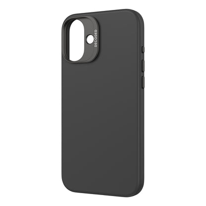 Decoded AntiMicrobial Silicone Backcover iPhone 16 Plus Black