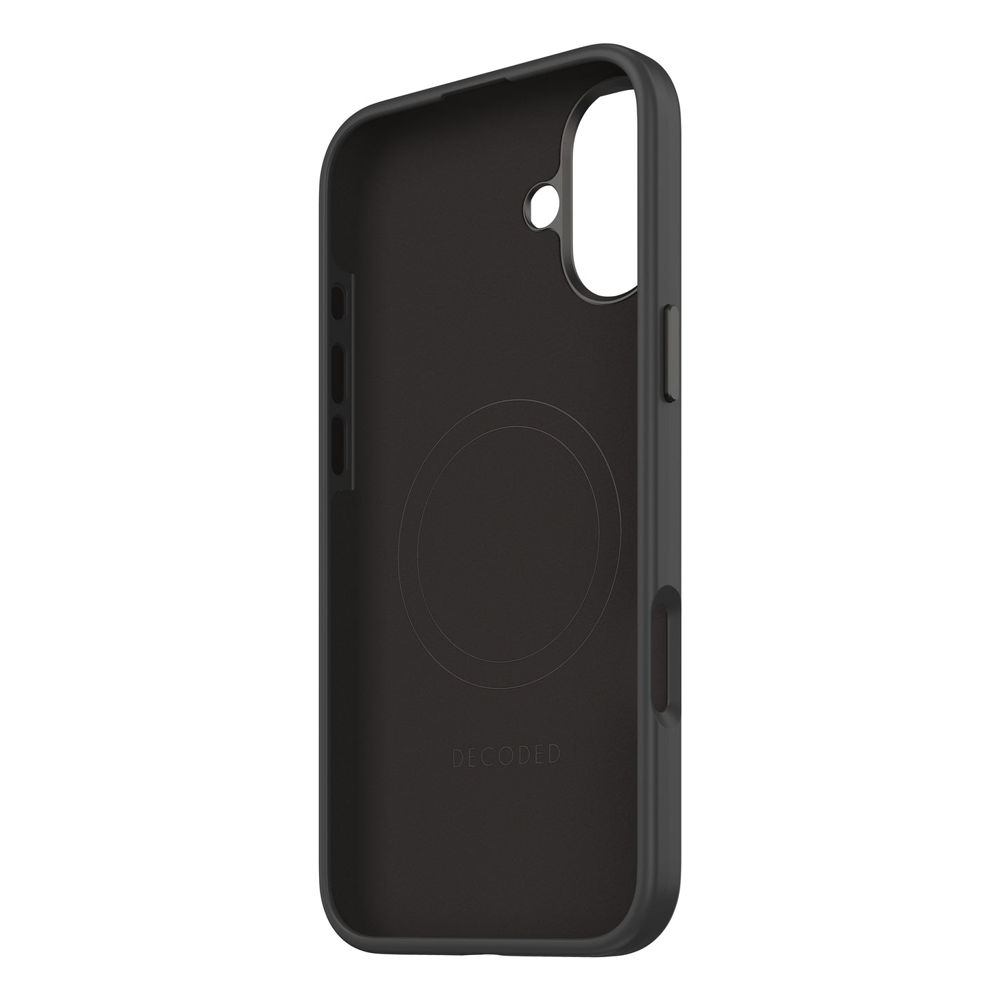 Decoded AntiMicrobial Silicone Backcover iPhone 16 Plus Black