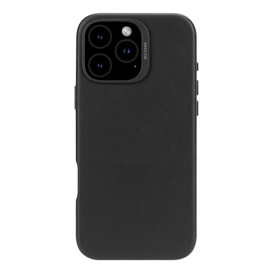 Decoded Leather Backcover iPhone 16 Pro Max Black