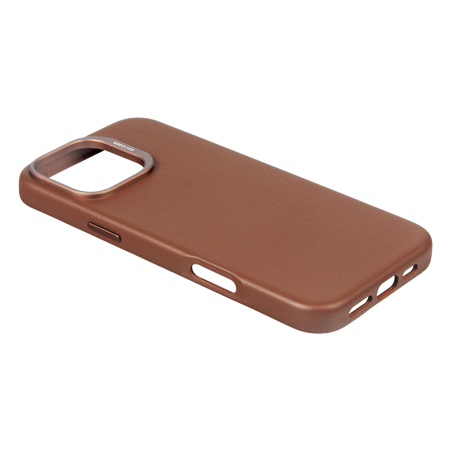 Decoded Leather Backcover iPhone 16 Pro Max Tan