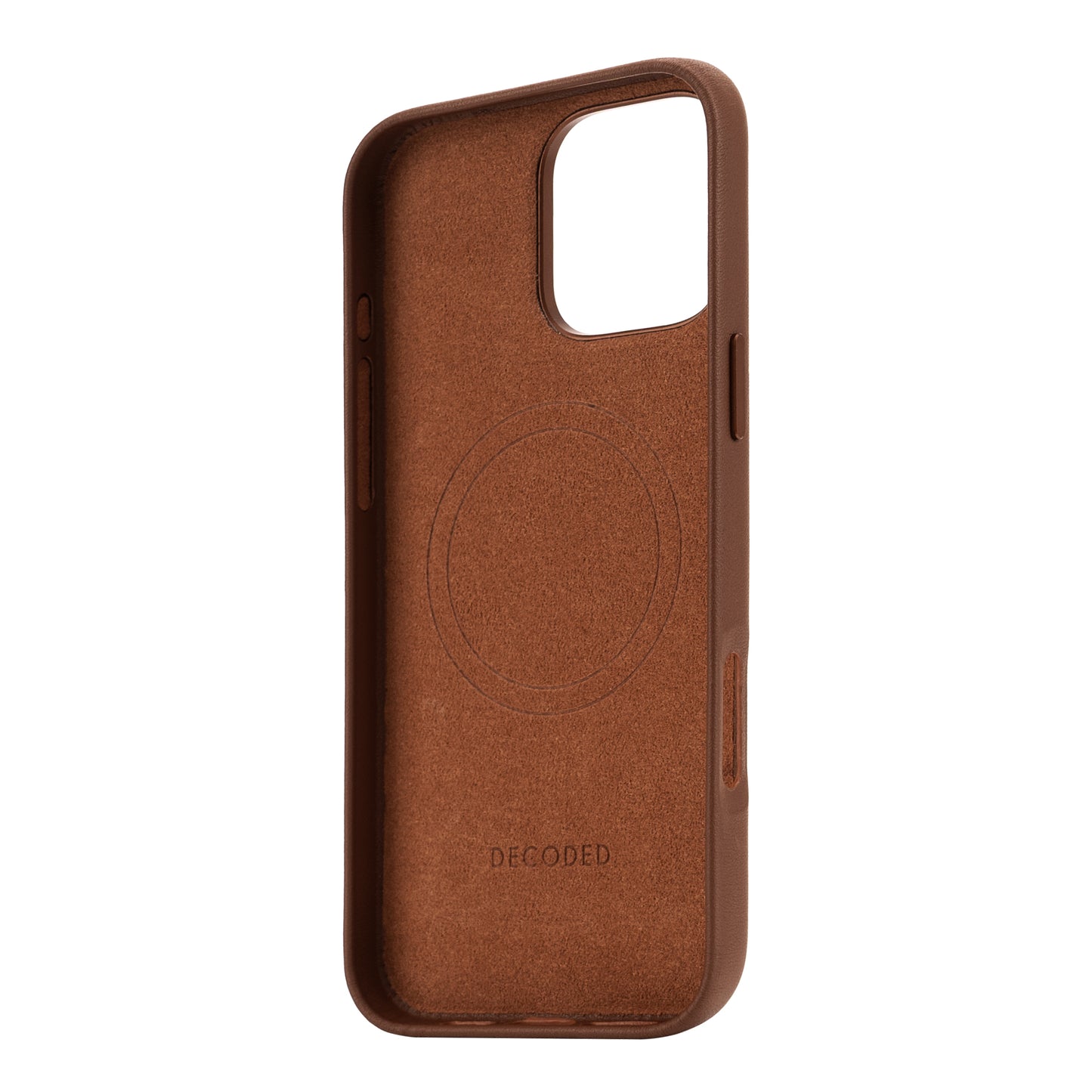 Decoded Leather Backcover iPhone 16 Pro Max Tan