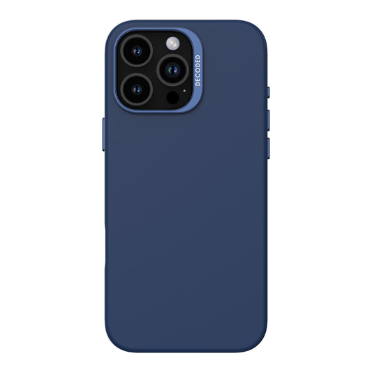 Decoded AntiMicrobial Silicone Backcover iPhone 16 Pro Max Navy