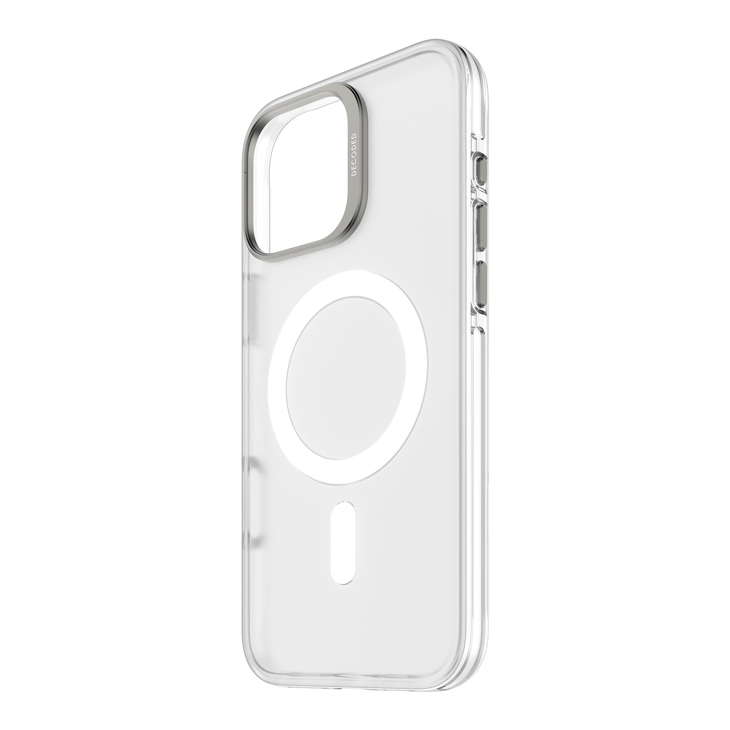 Decoded Recycled Plastic Backcover iPhone 16 Pro Max Transparent White