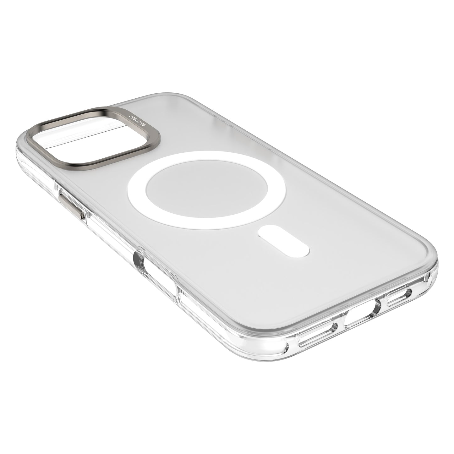 Decoded Recycled Plastic Backcover iPhone 16 Pro Max Transparent White