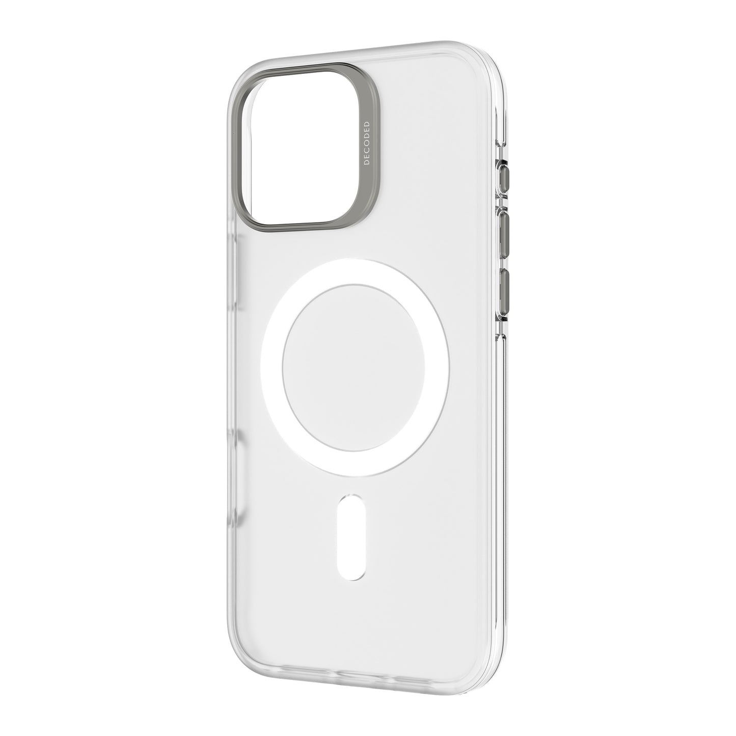 Decoded Recycled Plastic Backcover iPhone 16 Pro Max Transparent White