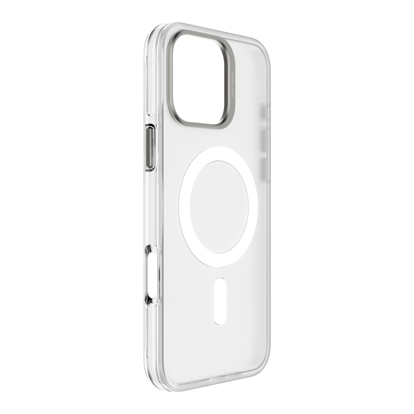 Decoded Recycled Plastic Backcover iPhone 16 Pro Max Transparent White