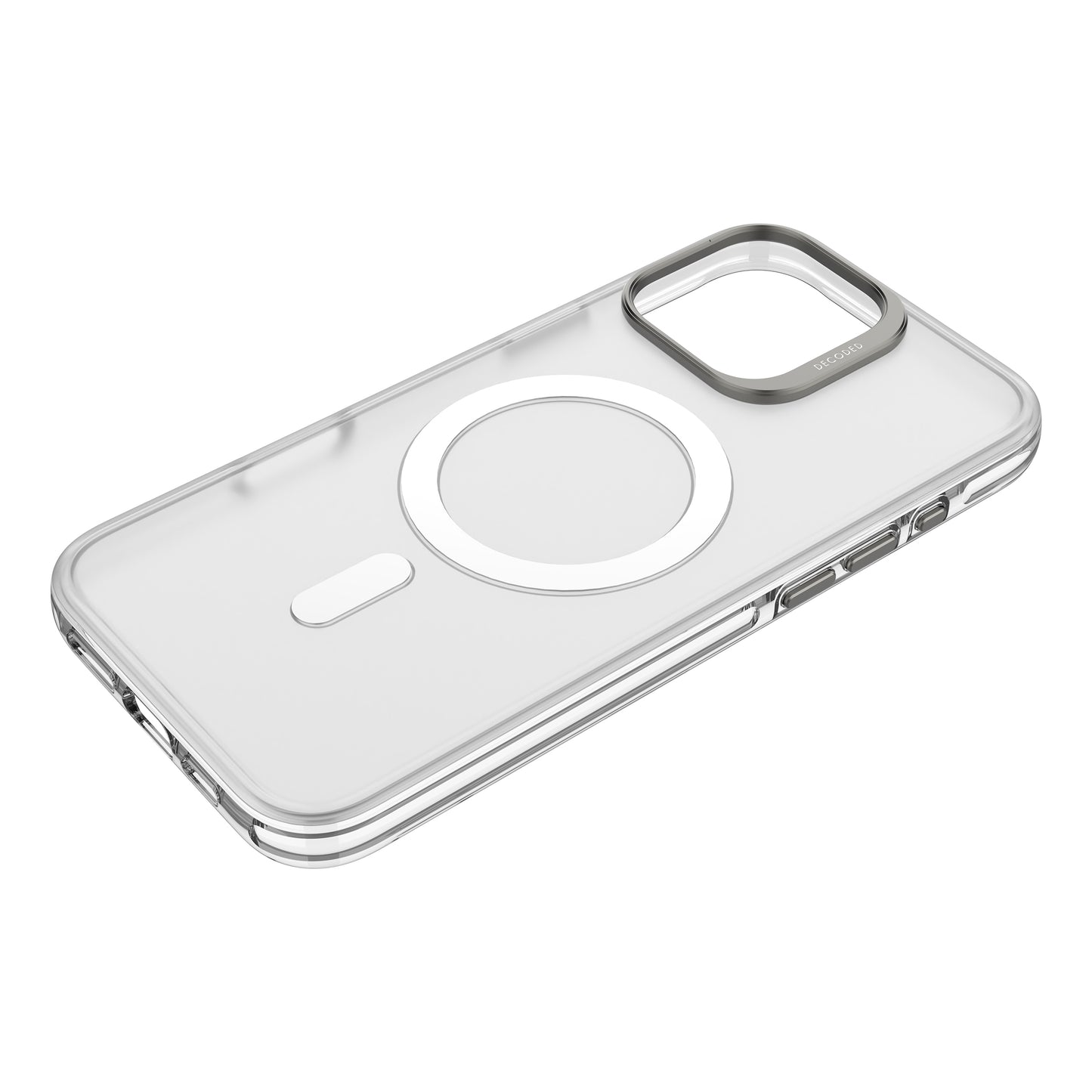 Decoded Recycled Plastic Backcover iPhone 16 Pro Max Transparent White