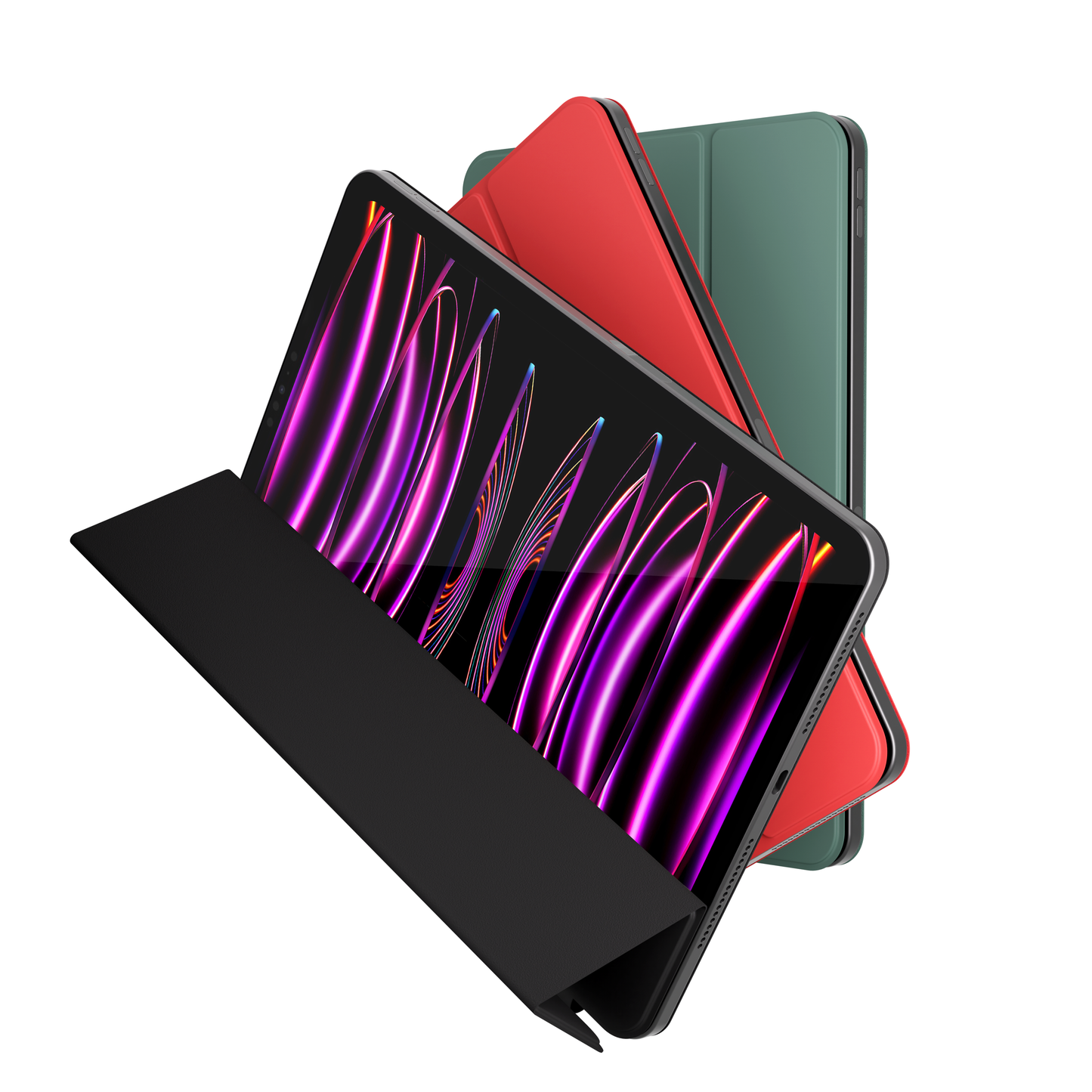 NEXT.ONE Magnetisches Smart Case für iPad Pro 12,9" 3. Generation und neuer - Schwarz