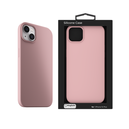 NEXT.ONE Ballet Pink Silicone Case for iPhone 15 Plus MagSafe