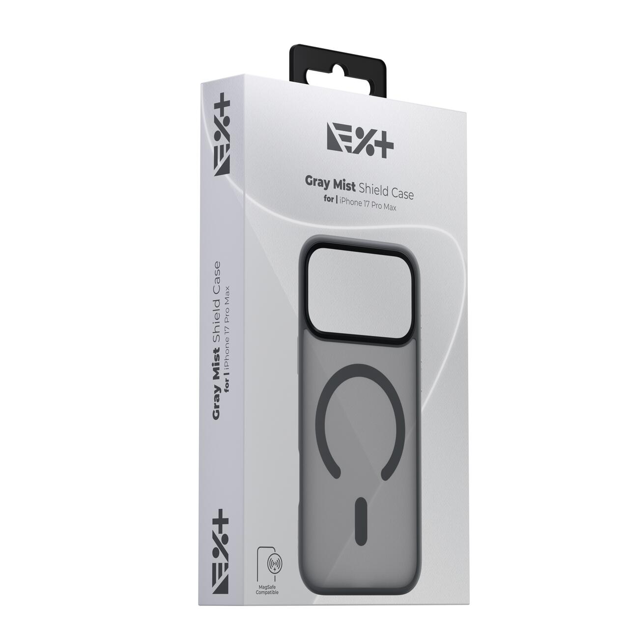 NEXT ONE Grey Mist Shield Case for iPhone 17 Pro Max | MagSafe