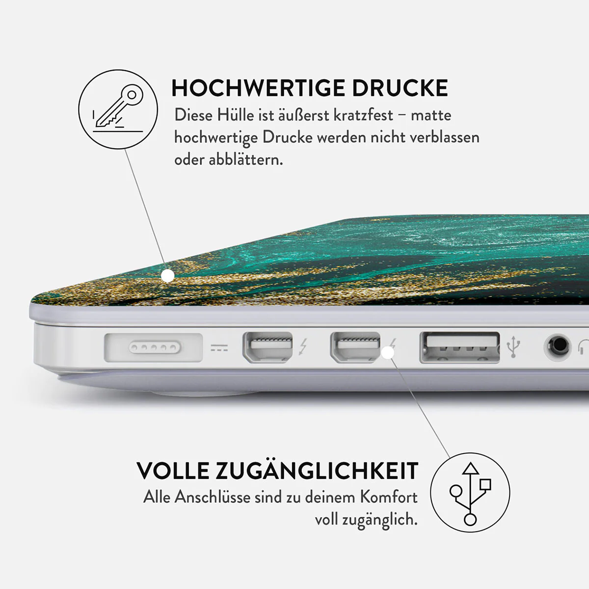 BURGA Emerald Pool Case for MacBook