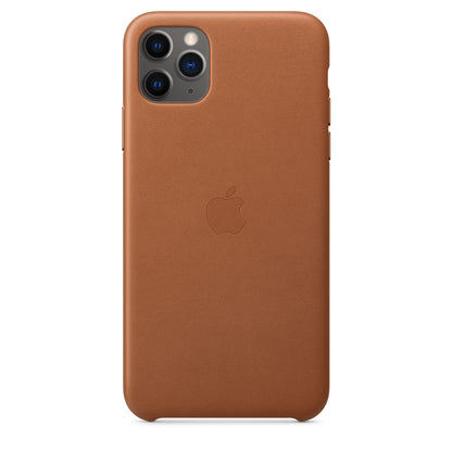 Apple iPhone 11 Pro Max Leder Case, Sattelbraun