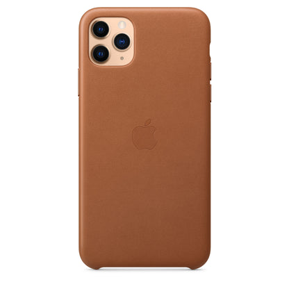 Apple iPhone 11 Pro Max Leder Case, Sattelbraun