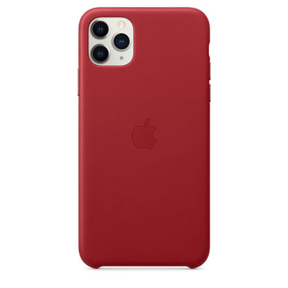 Apple iPhone 11 Pro Max Leder Case, Product Red