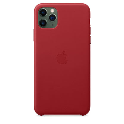 Apple iPhone 11 Pro Max Leder Case, Product Red