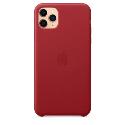 Apple iPhone 11 Pro Max Leder Case, Product Red