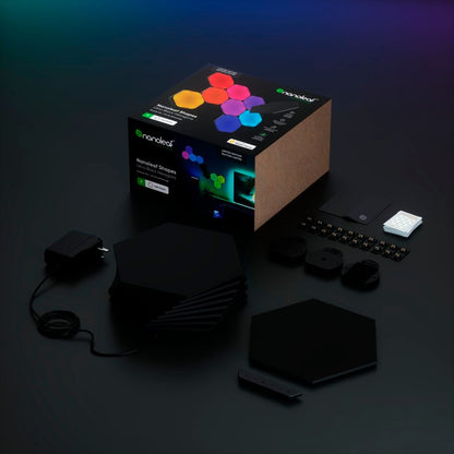 Nanoleaf Shapes Hexagons Ultra Black Starter Kit - 9PK