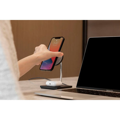 Native Union Snap Magnetic 2-in-1 Wireless Charger Black