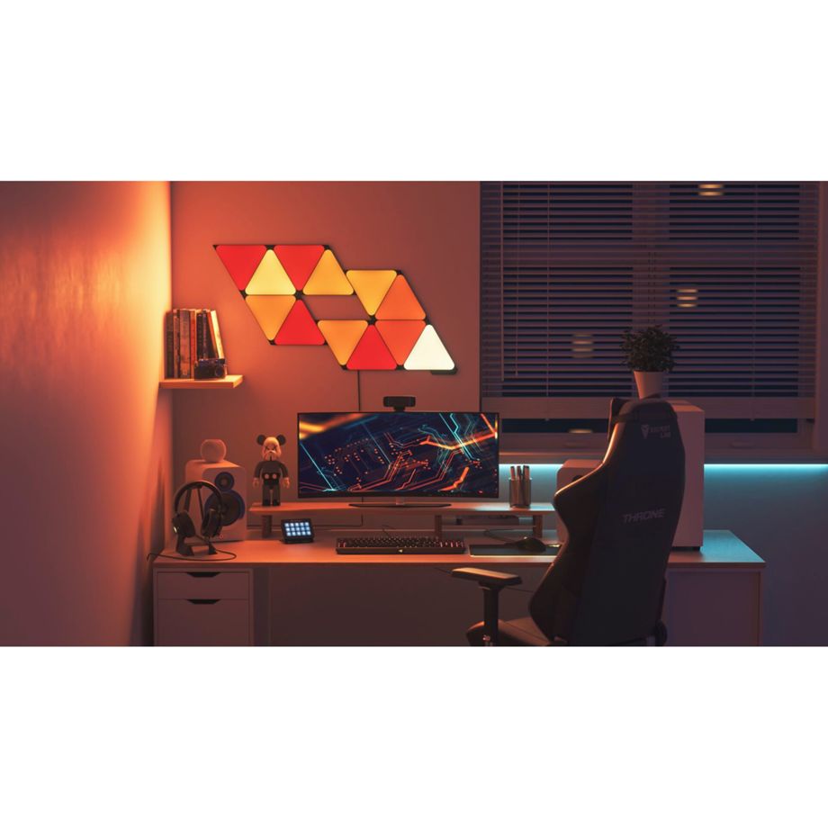 Nanoleaf Shapes Triangles Ultra Black Edition Expansion Pack 3Pk