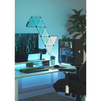 Nanoleaf Shapes Triangles Ultra Black Edition Starter Kit - 9PK