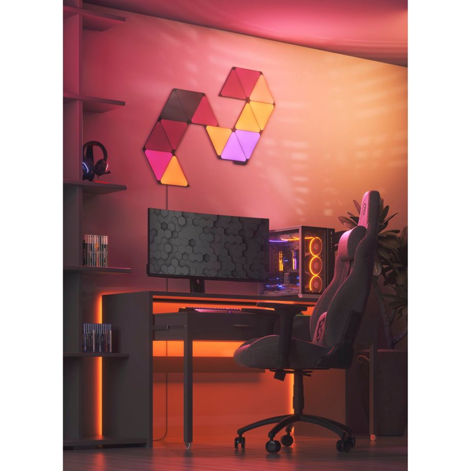 Nanoleaf Shapes Triangles Ultra Black Edition Expansion Pack 3Pk