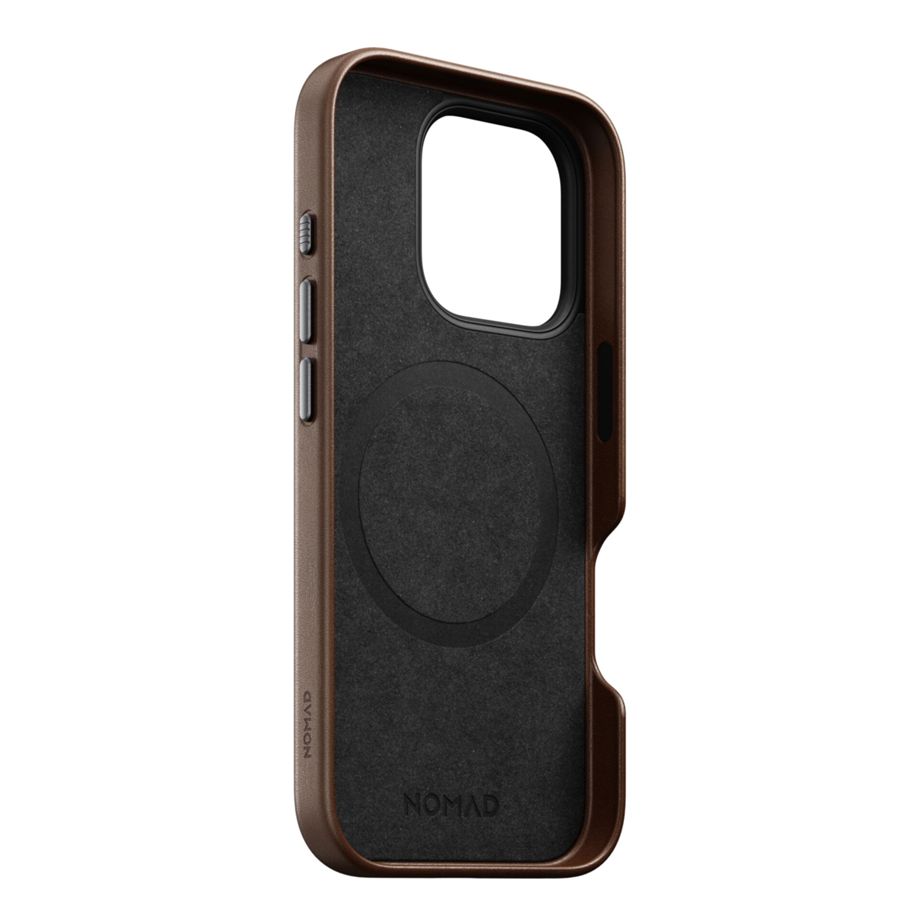 Nomad Traditional Leather Case iPhone Pro 16 Brown