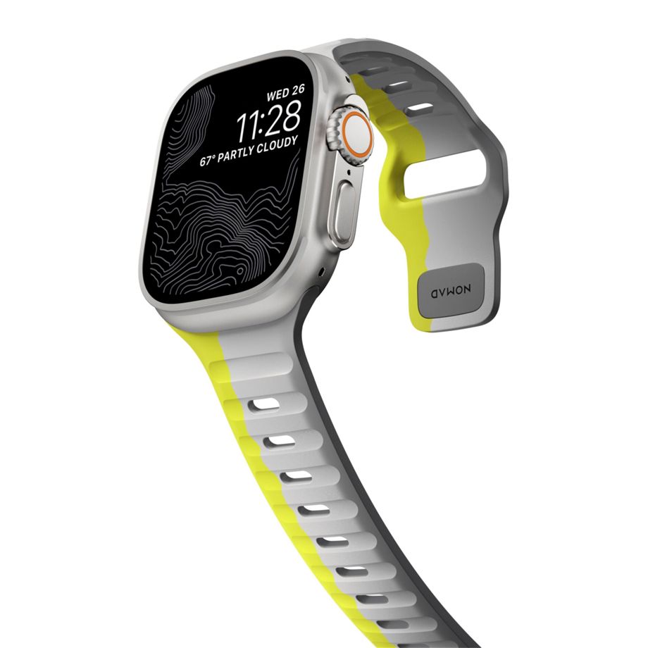 Nomad Sport Band 42/44/45mm bicolor Lunar Gray/High Volta