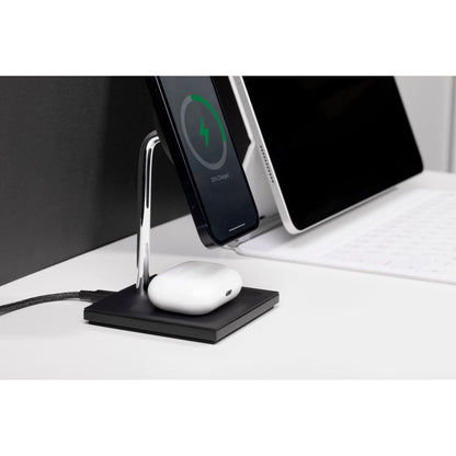 Native Union Snap Magnetic 2-in-1 Wireless Charger Black