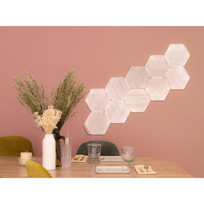 Nanoleaf Elements Wood Look Hexagons Expansion Pack - 3PK