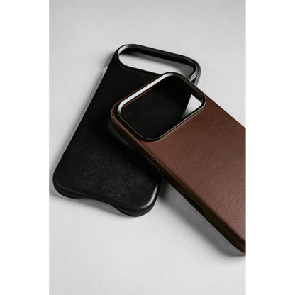 Nomad Traditional Leather Case iPhone 17 Pro Rustic Brown Horween
