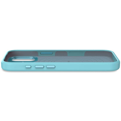 Decoded AntiMicrobial Silicone Backcover iPhone 17 Retro Blue
