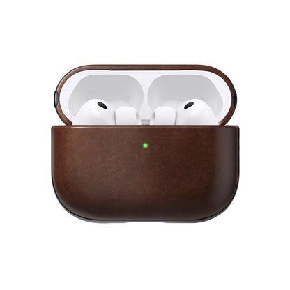 Nomad Modern Leather Case Pro 3 Airpods Pro 3 Rustic Brown Horween