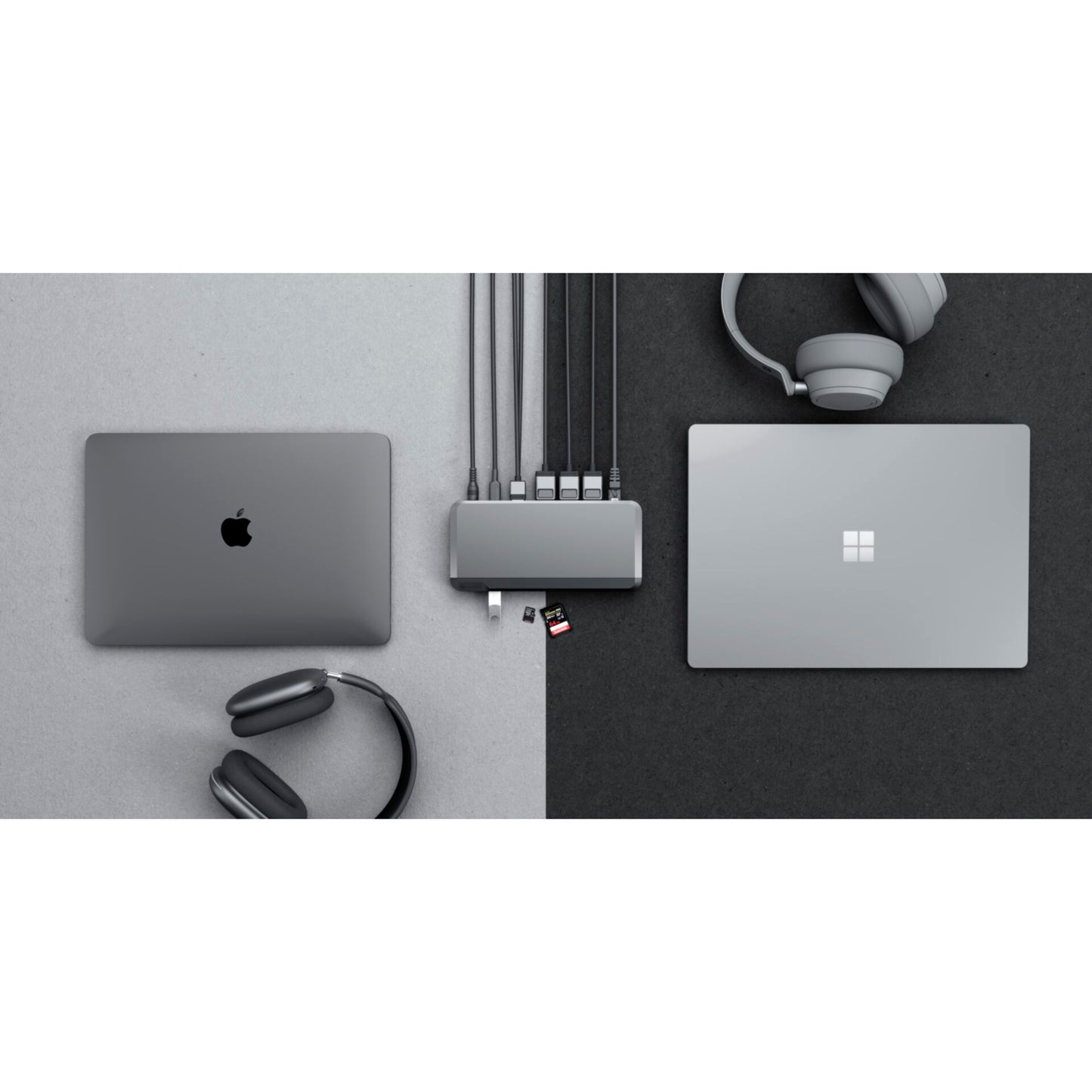 Alogic 100W USB-C DX3 Triple 4K Display Docking Station Space Grey