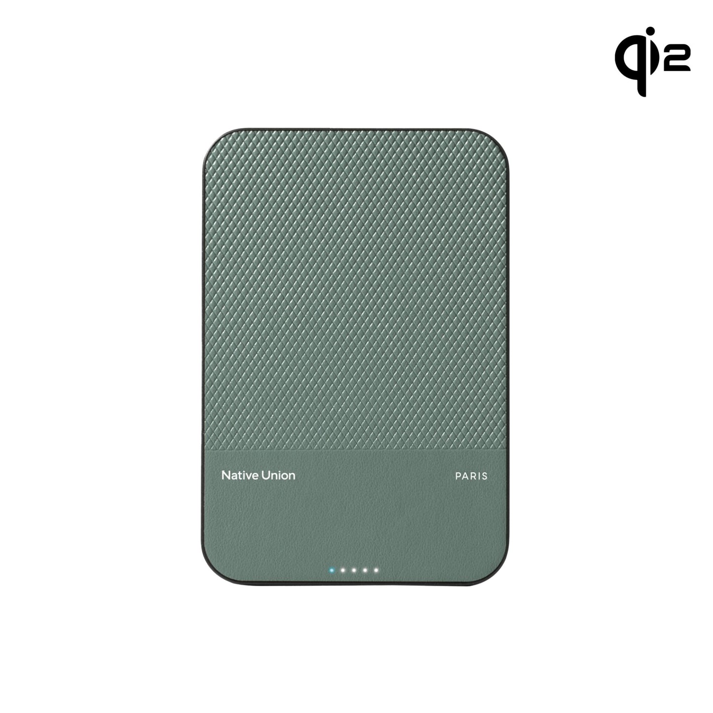 Native Union (Re)Classic Qi2 Magnetic Powerbank 5000mAh Green