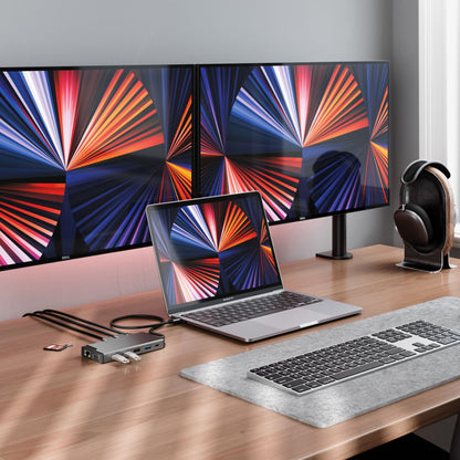 Alogic 12-in-1 USB-C PD DV3 Triple Display Docking Station