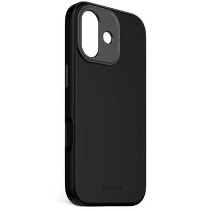 Decoded AntiMicrobial Silicone Backcover iPhone 17 Phantom Black
