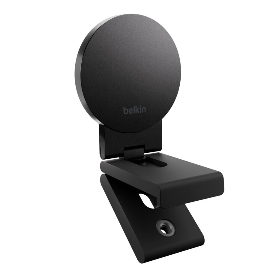 Belkin iPhone-Halter mit MagSafe für Mac-Desktop-Computer und Bildschirme, schwarz