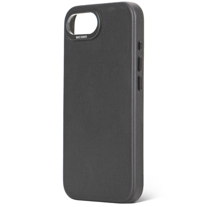 Decoded Leather Backcover iPhone 16e Black