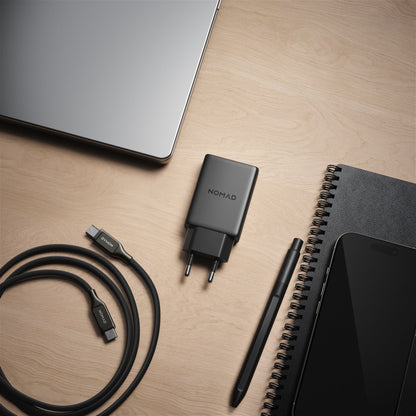 Nomad 40W USB-C GaN Slim Wall Charger Black