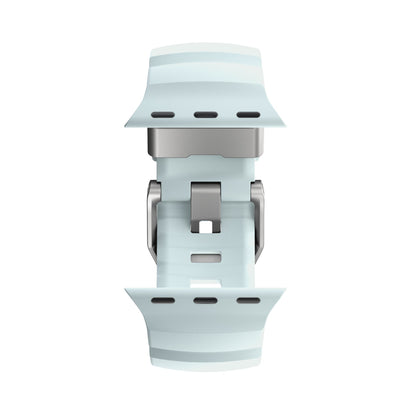 Nomad Rocky Point Band 46/49mm Icy Blue Glow Connector Natural