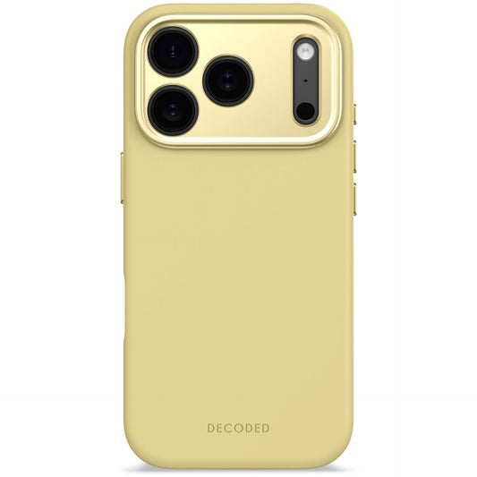 Decoded AntiMicrobial Silicone Backcover iPhone 17 Pro Yuma Yellow