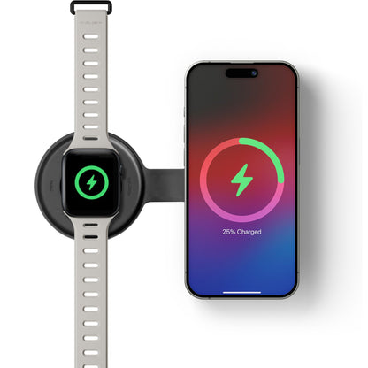 Native Union Voyage 2-in-1 Qi2 Foldable Wireless Charger Black