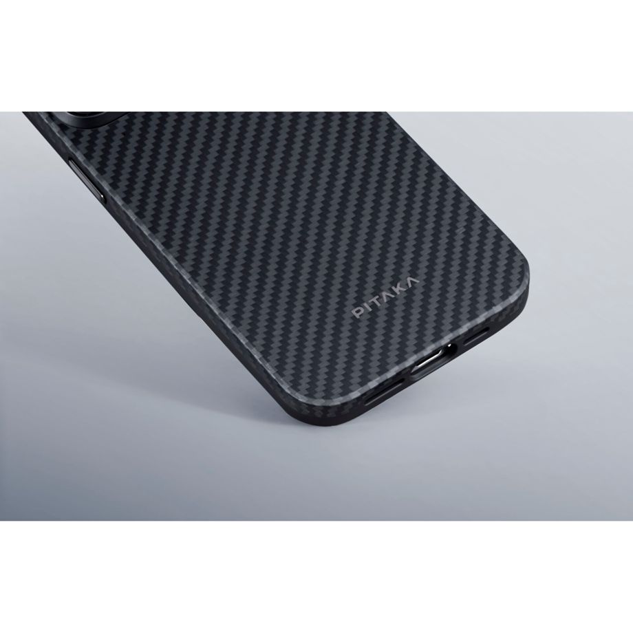 Pitaka MagEZ Case Pro 4 1500D for iP iPhone Pro Max Black/Grey Twill