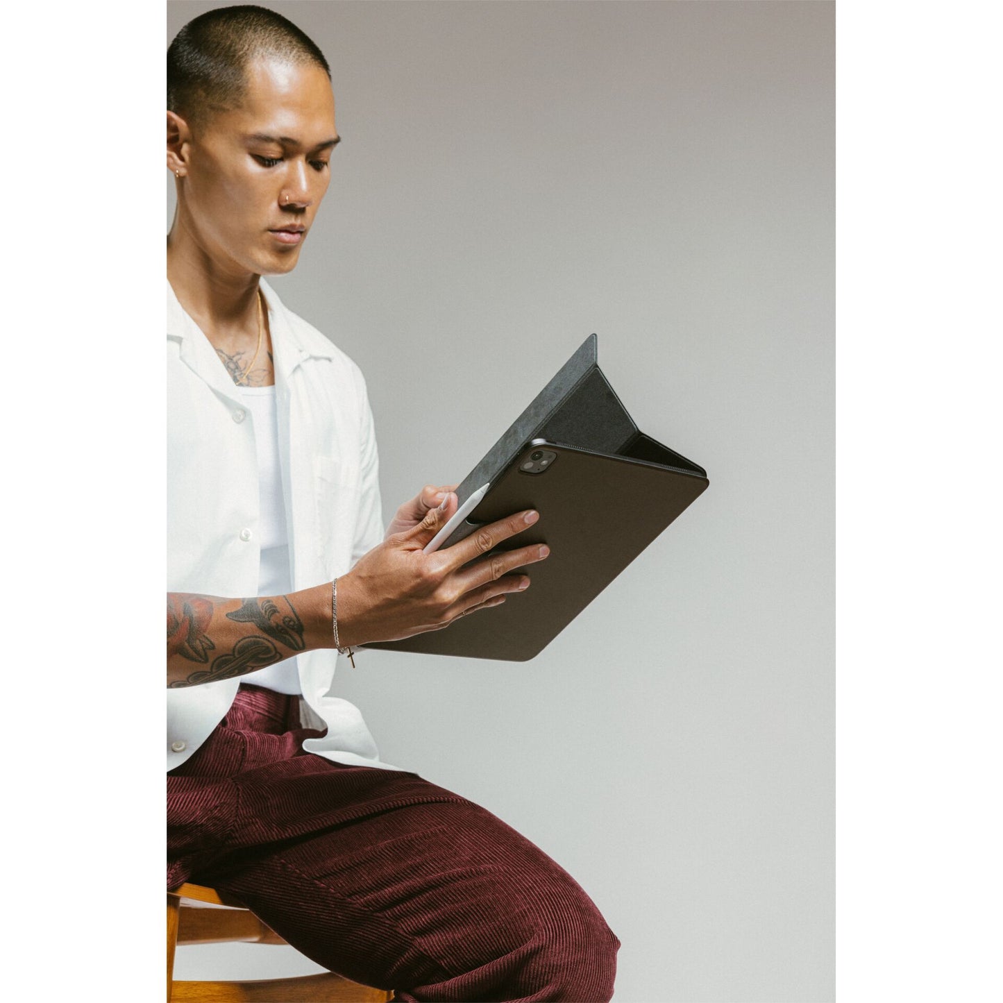 Nomad Modern Leather Folio iPad Pro 11" (M4/M5) Brown