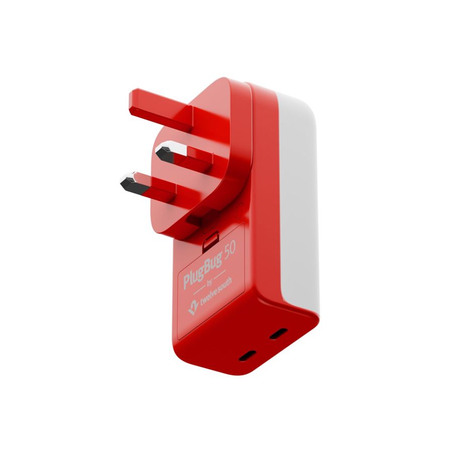 Twelve South PlugBug 50W USB-C Wall Travel Charger with Find My